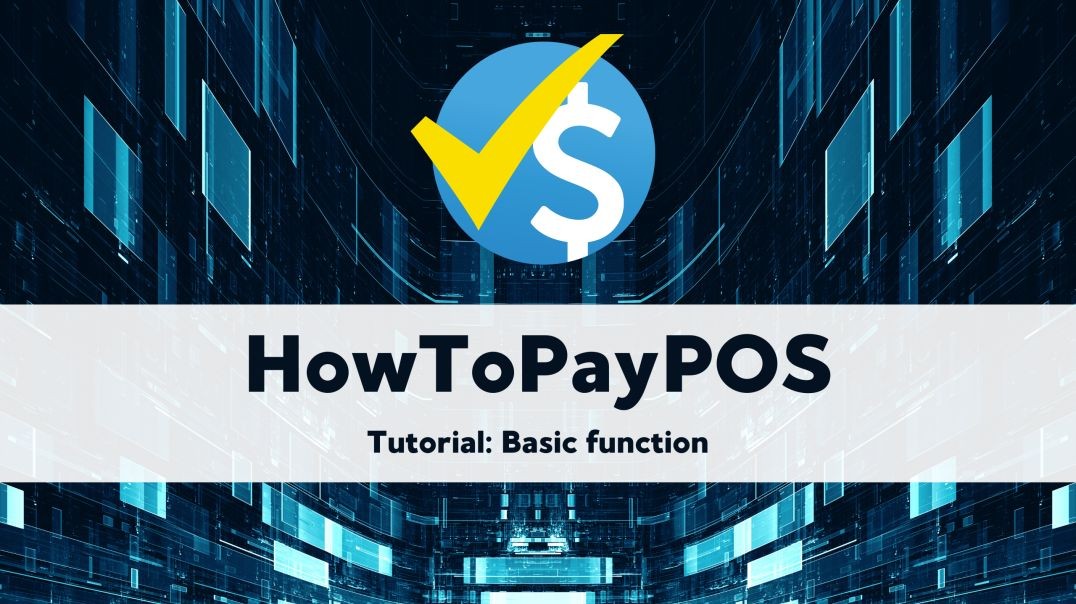 HowToPayPOS Tutorial: Basic function