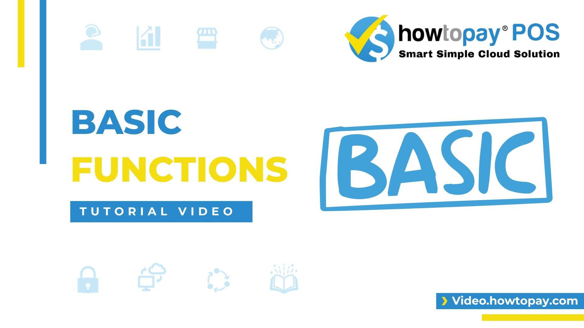 HowToPayPOS Tutorial: Basic function