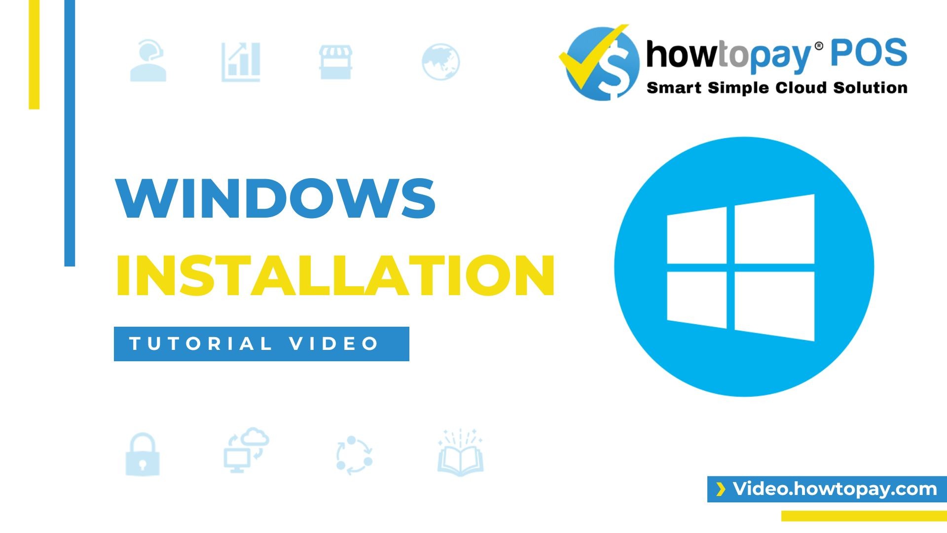 HowToPayPOS Tutorial: Window Version Install
