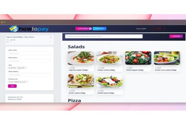 HowToPay POS (Point of Sale) system